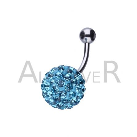 KOLCZYK DO PĘPKA AQUA